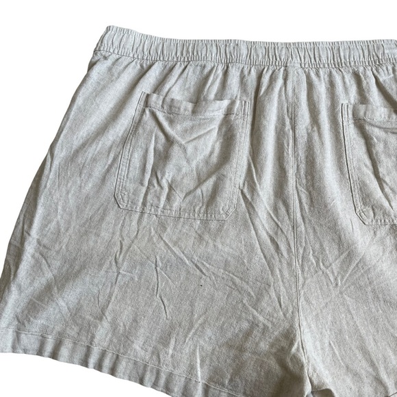 Old Navy Women’s High Waisted Linen Blend Utility Shorts Plus Size 4X Pull On - Picture 7 of 10